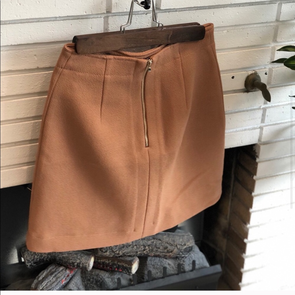 H&M High Waisted Tan Skirt